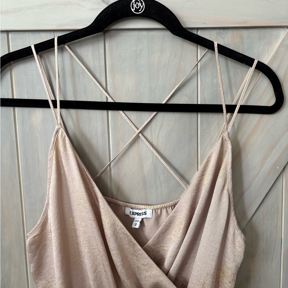 Express Tan/Gold Cami - Picture 4 of 8
